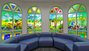 Image of Stained Glass Windows by Chris Dutch in Indiantown.