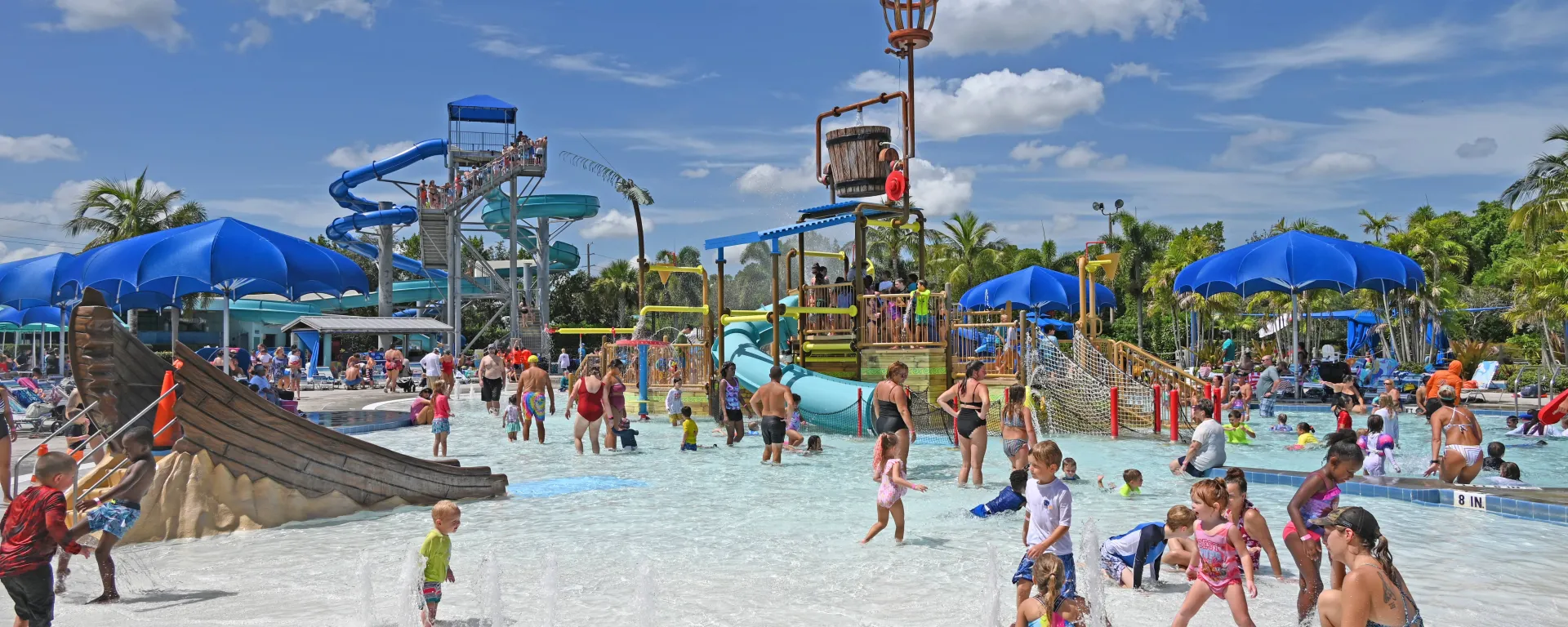 Sailfish Splash Waterpark's splash playground