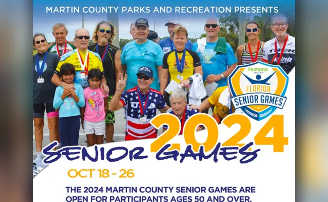 2024 Martin Count Senior Games, October 18-26, for ages 50 and over