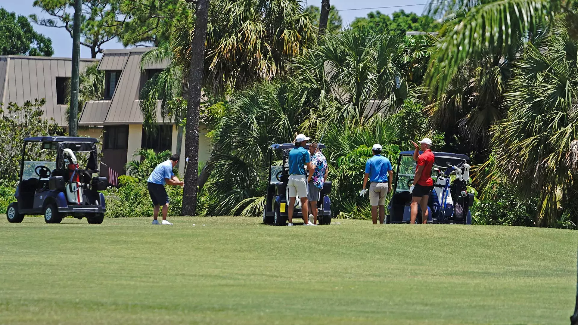 Image of golfer at Sailfish Sands Golf Course